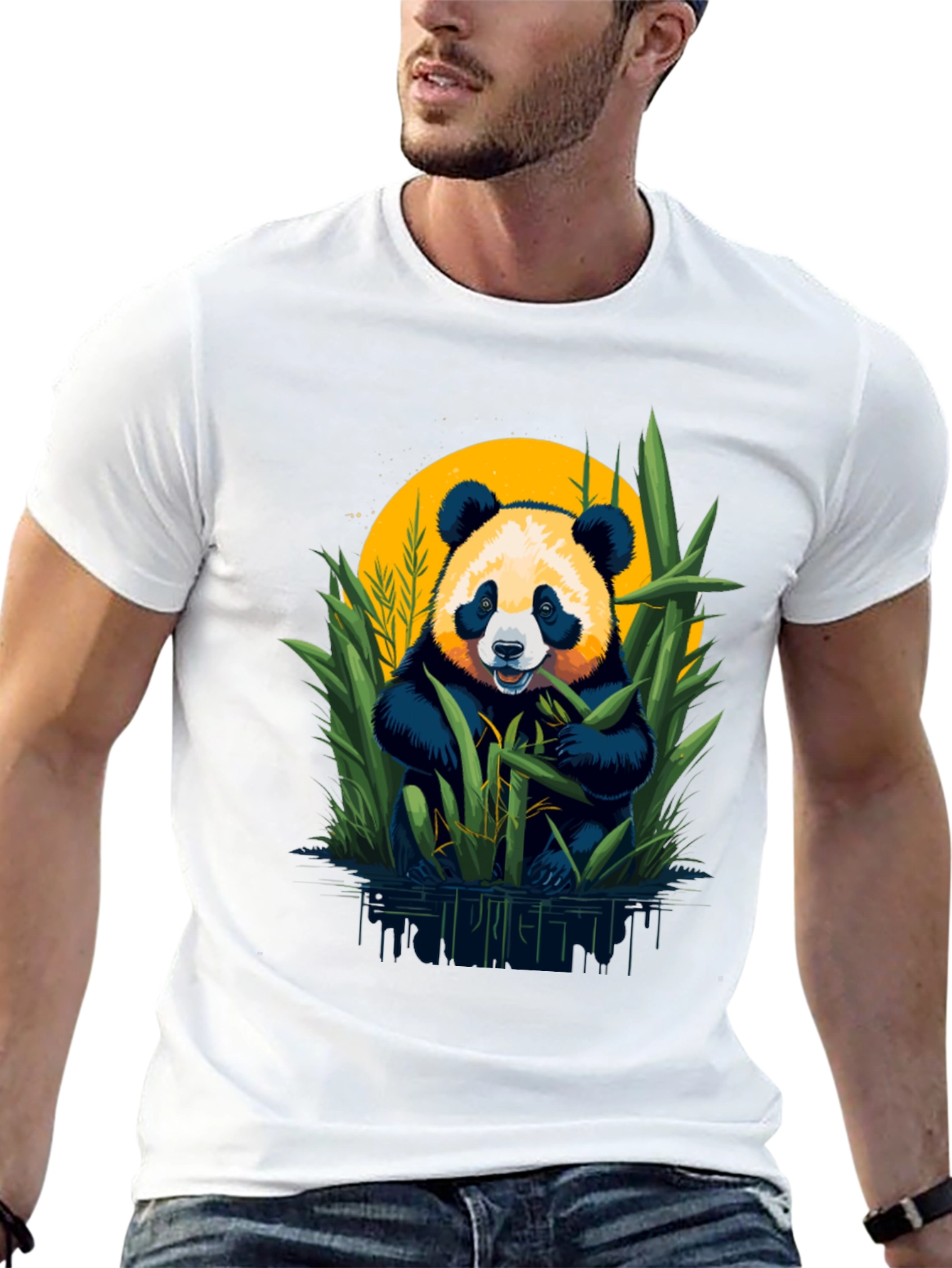 Panda Bamboo Graphic Tee