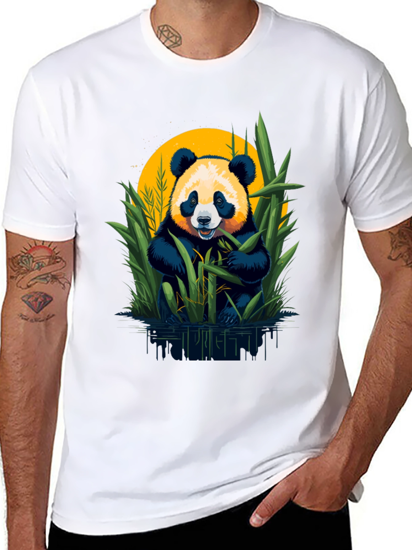 Panda Bamboo Graphic Tee