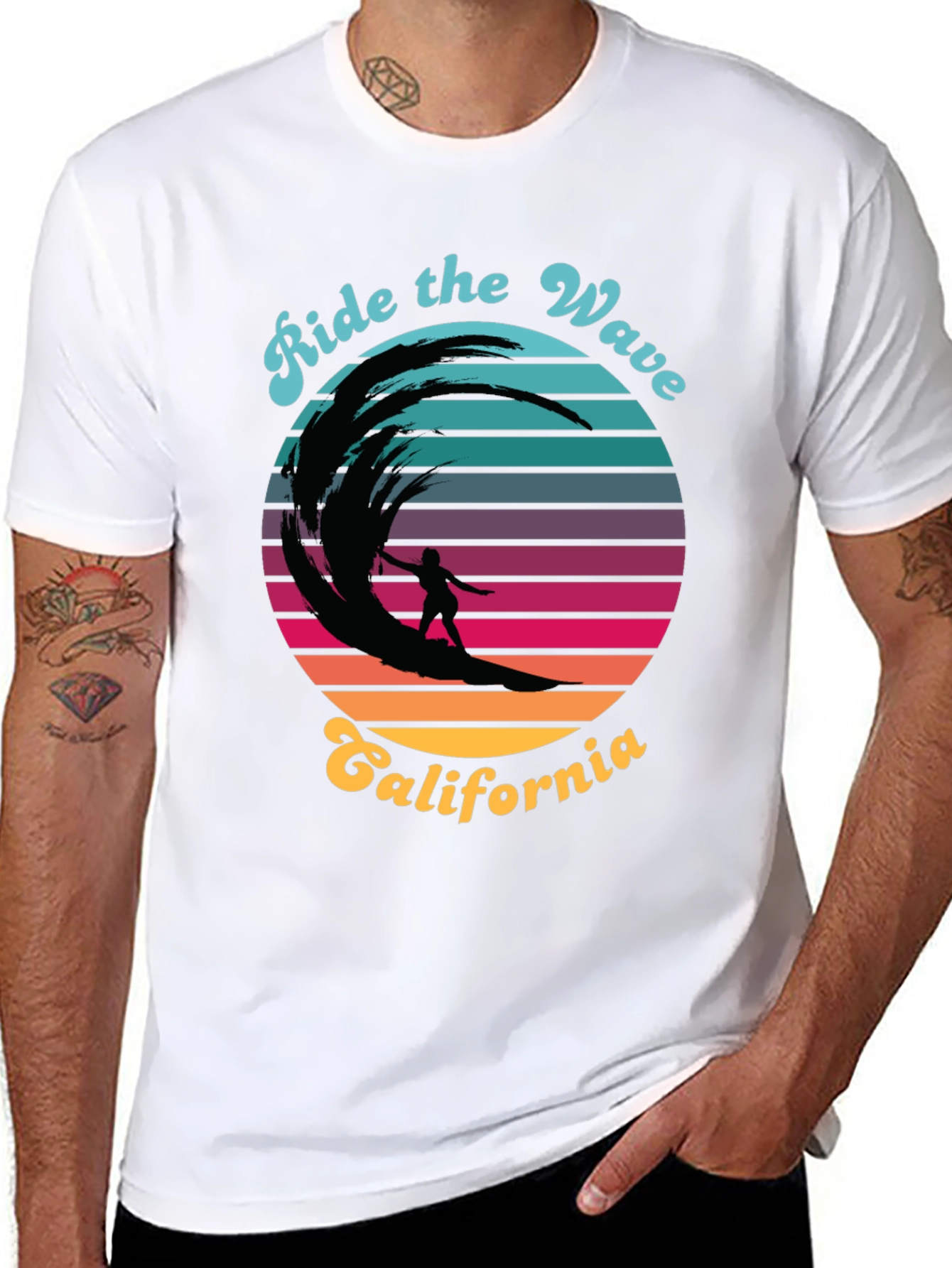 Ride the Wave California Graphic Tee