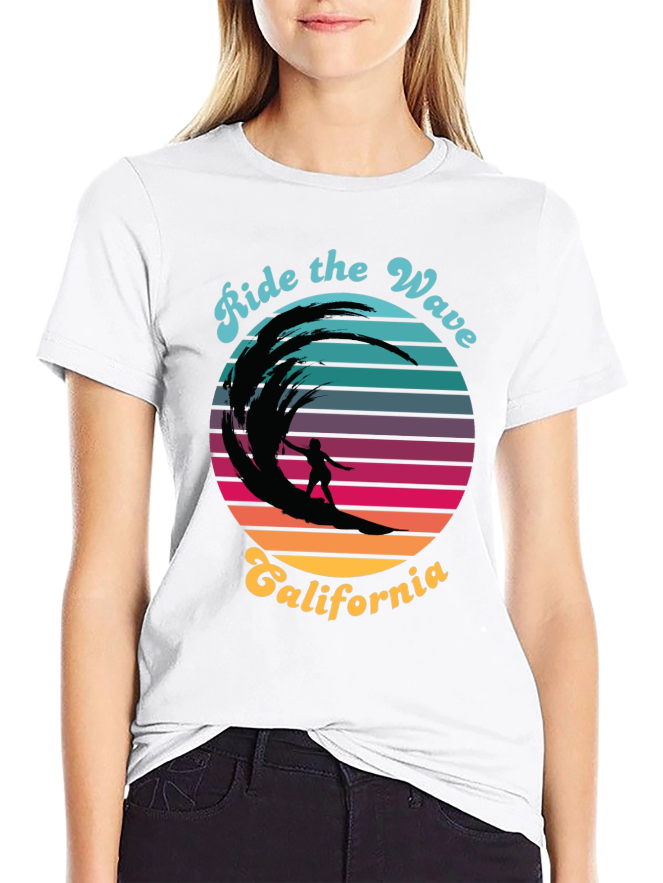 Ride the Wave California Graphic Tee
