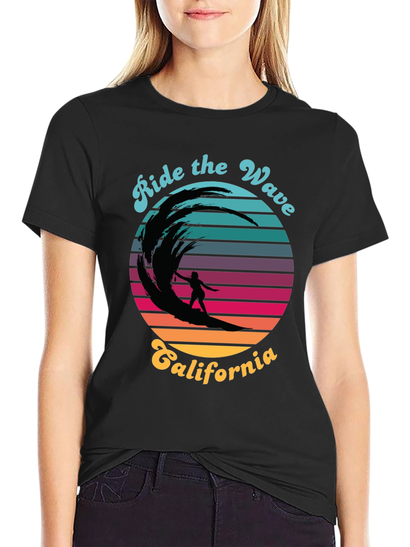 Ride the Wave California Graphic Tee