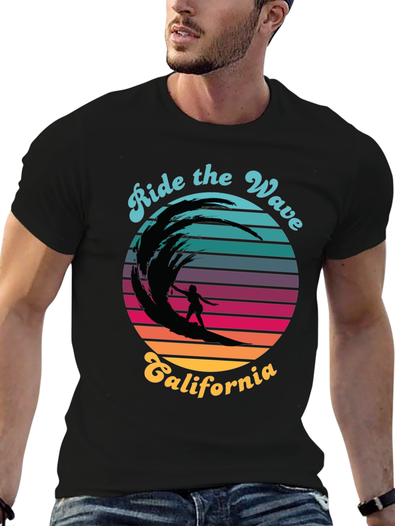 Ride the Wave California Graphic Tee