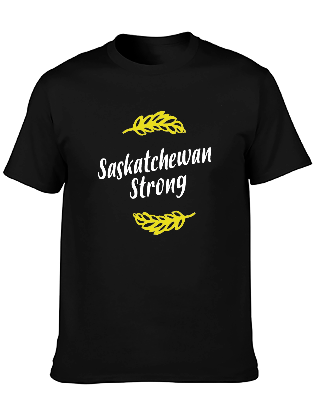 Saskatchewan Strong Black T-Shirt