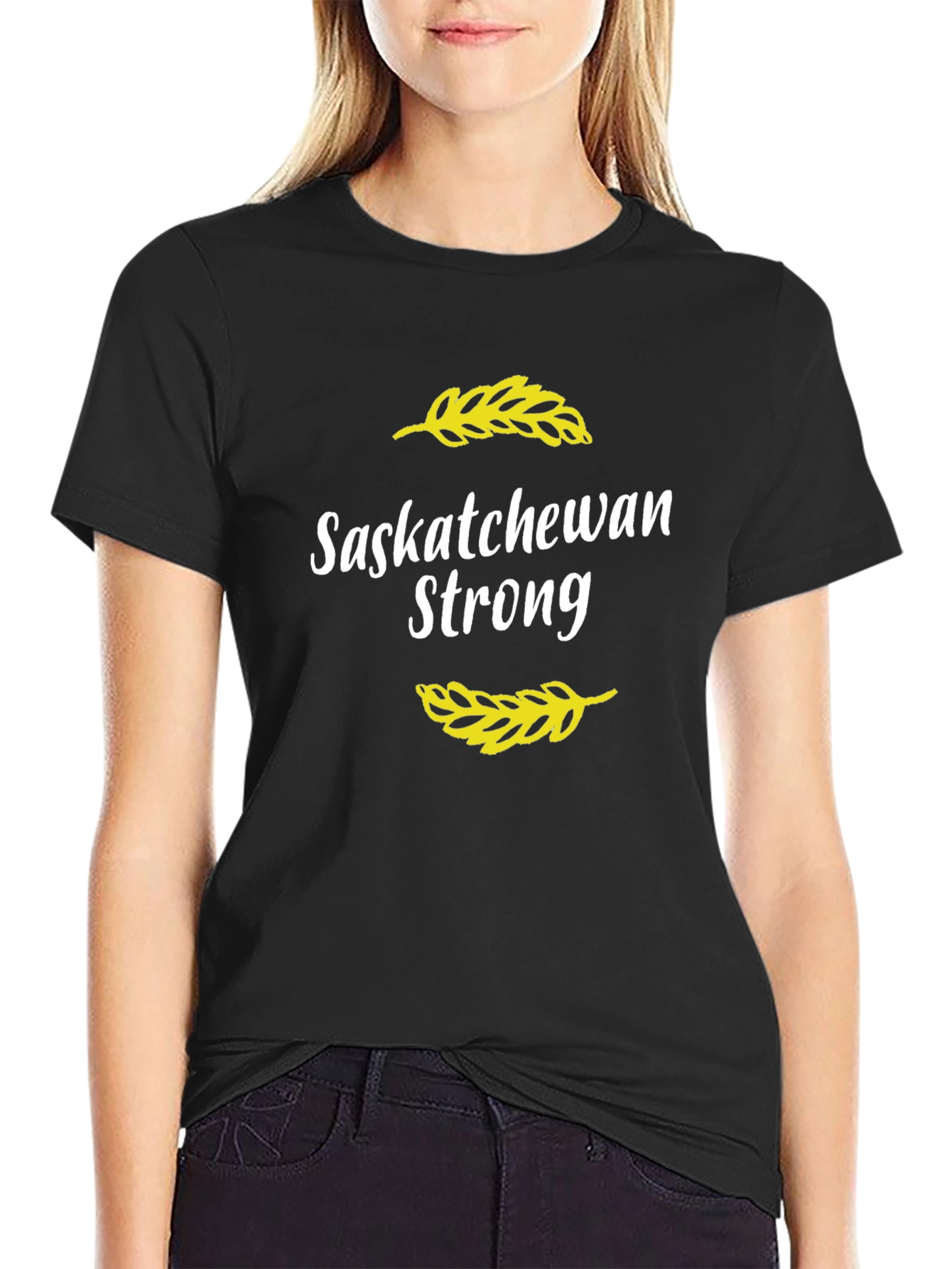 Saskatchewan Strong Black T-Shirt