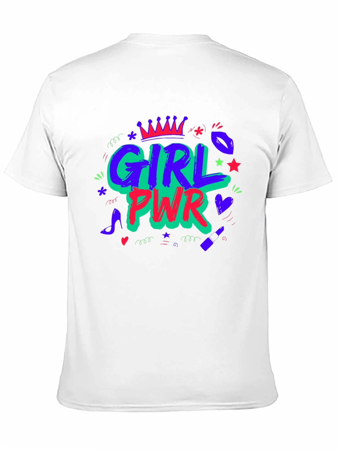 Girl PWR Black Graphic T-Shirt