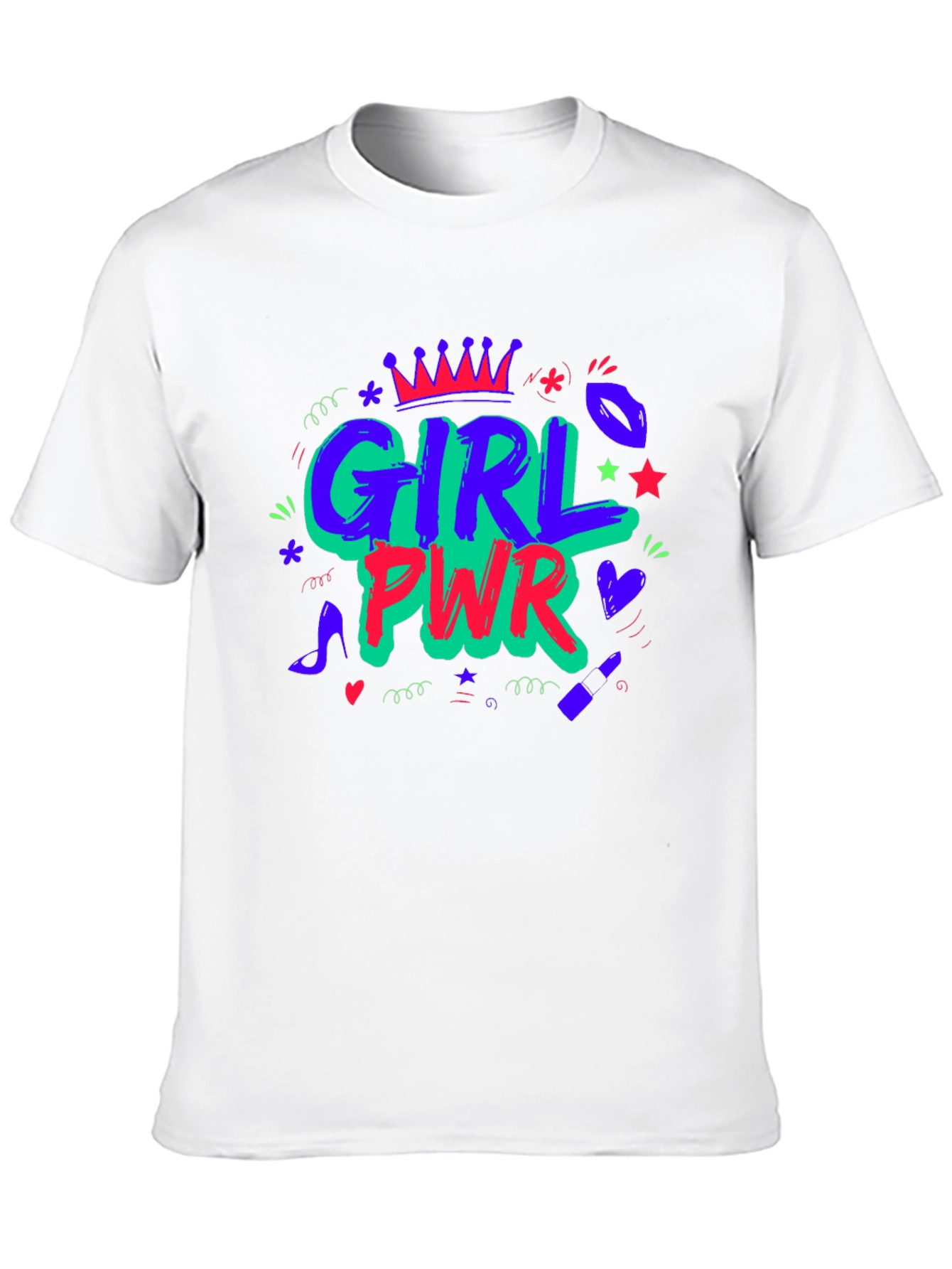 Girl PWR Black Graphic T-Shirt