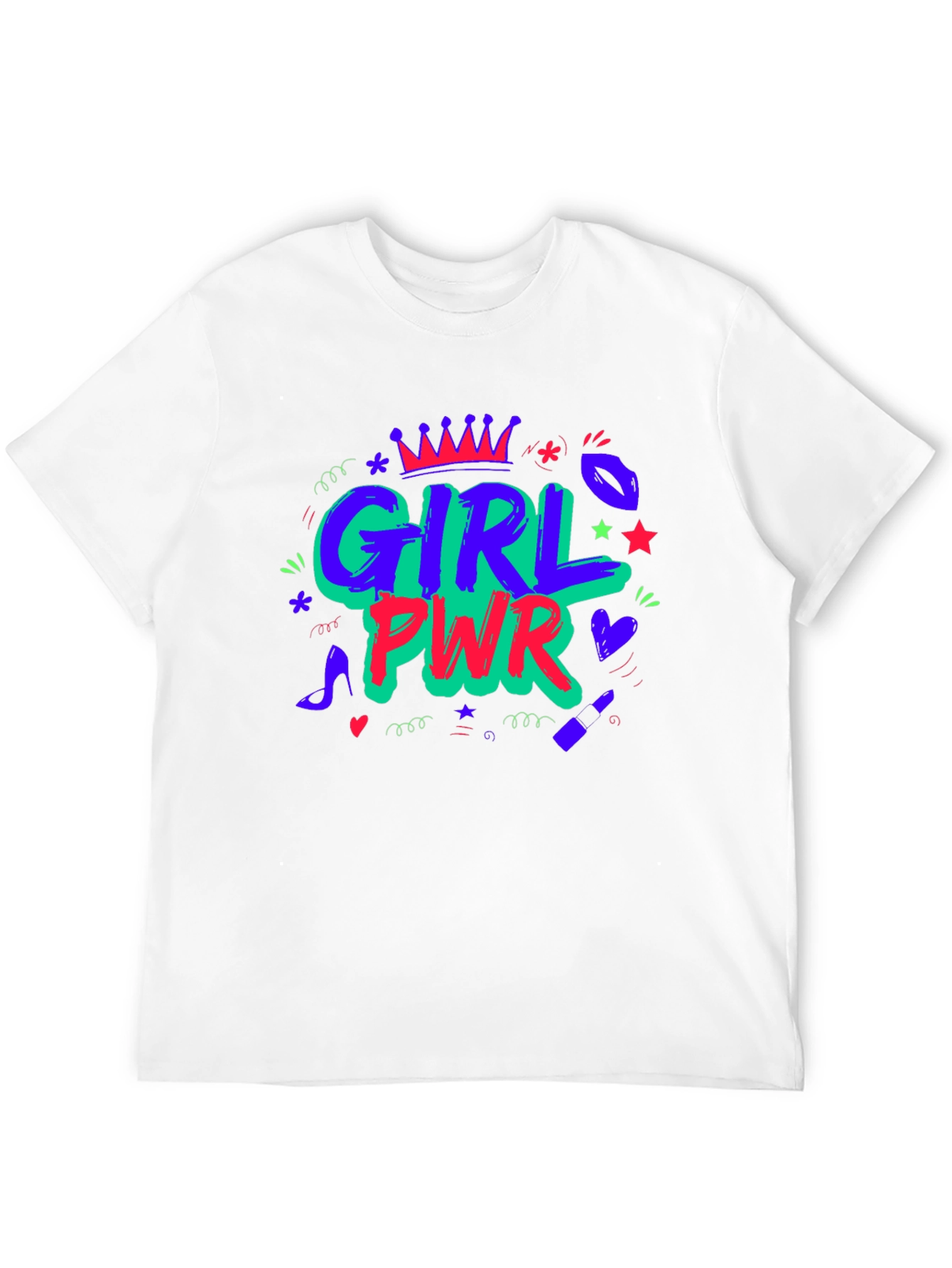 Girl PWR Black Graphic T-Shirt