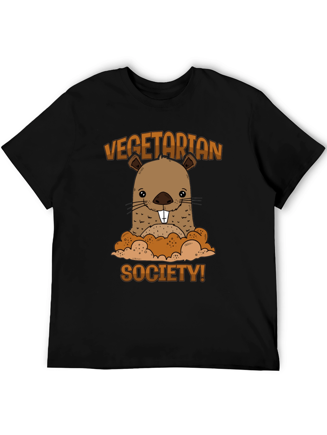 Vegetarian Society Beaver Graphic T-Shirt