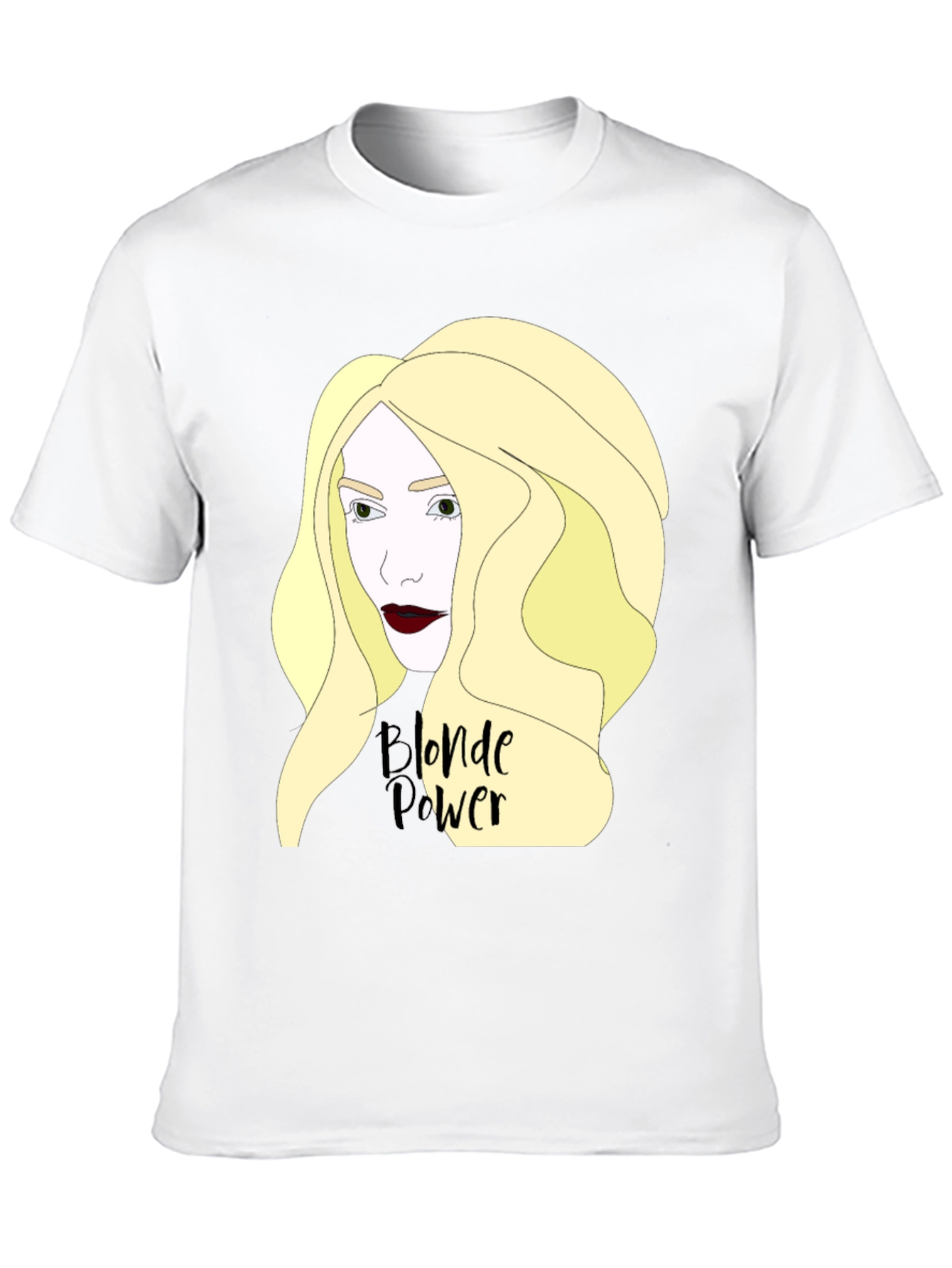 Blonde Power Graphic Tee - Black T-Shirt