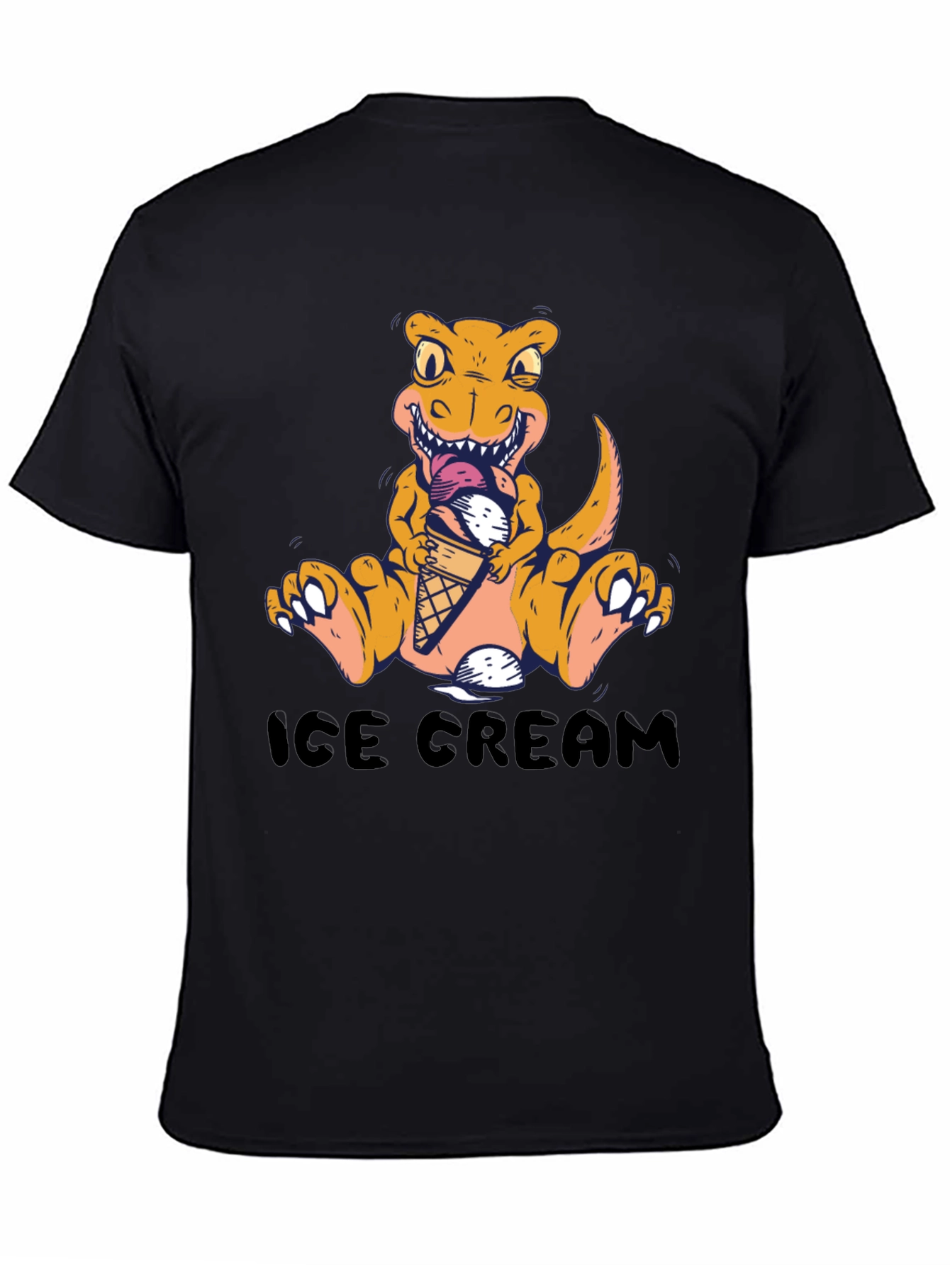 Dino Ice Cream T-Shirt - Fun Graphic Tee