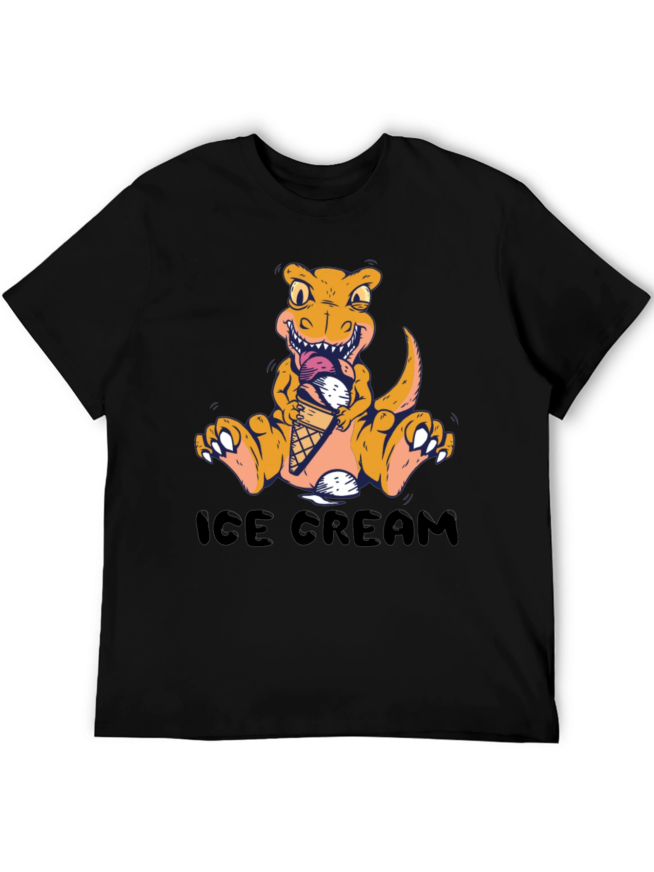 Dino Ice Cream T-Shirt - Fun Graphic Tee