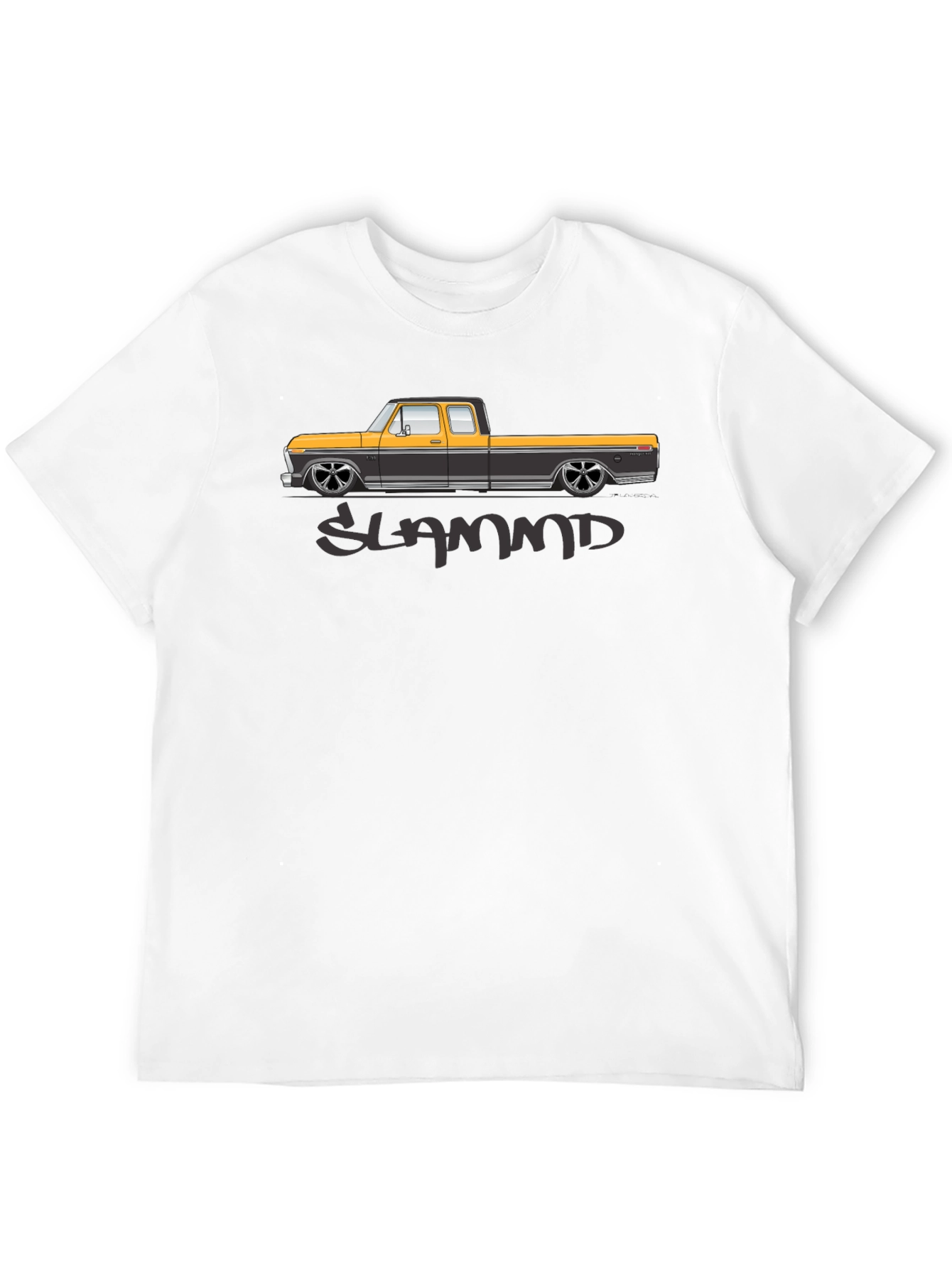 Slammd Truck Graphic Tee - Black Cotton