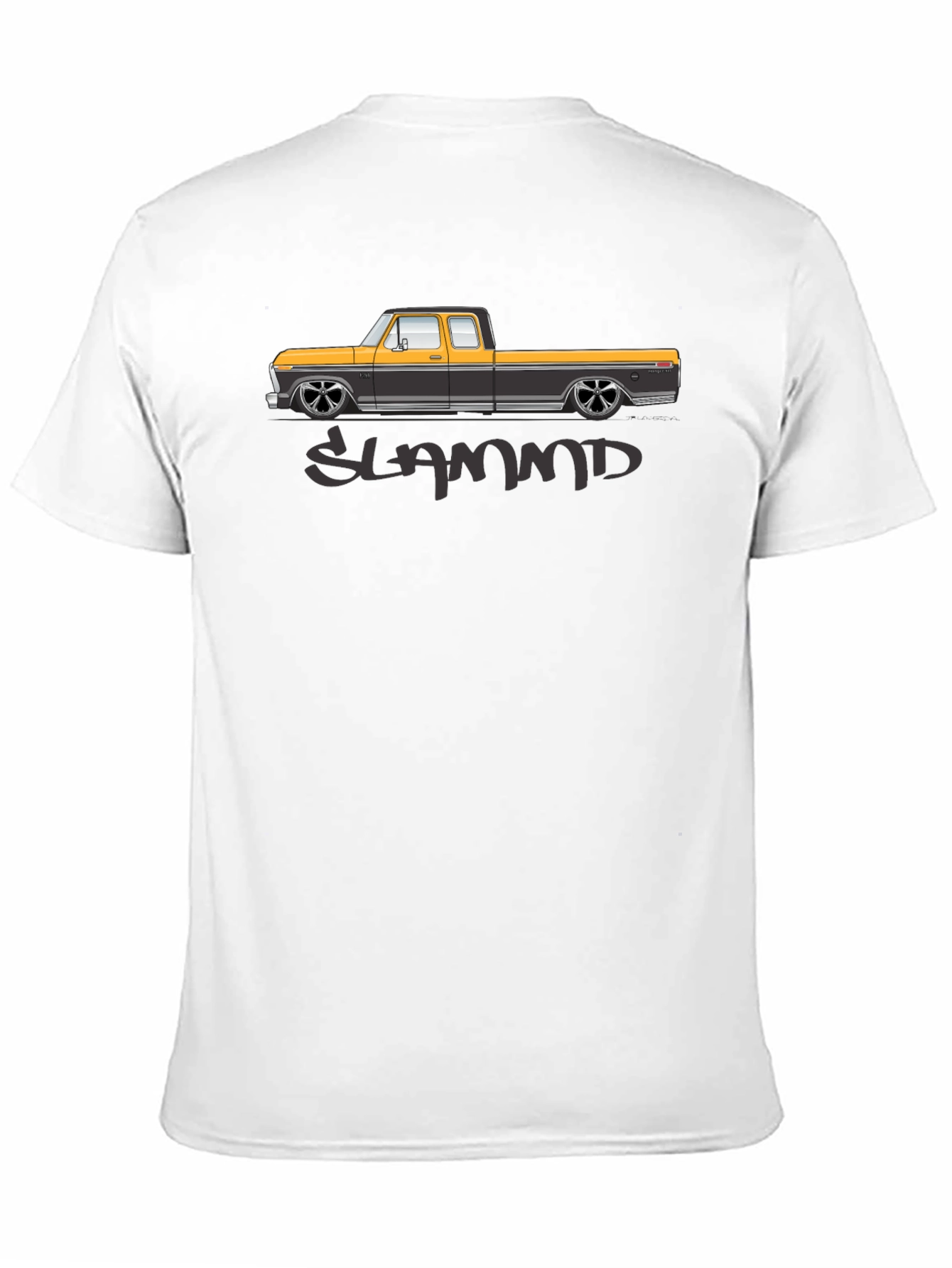 Slammd Truck Graphic Tee - Black Cotton