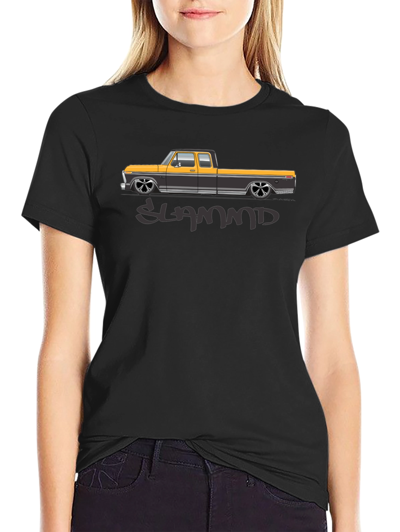Slammd Truck Graphic Tee - Black Cotton