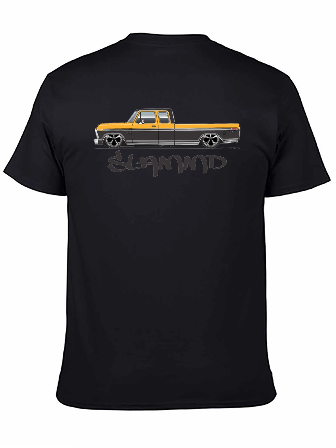 Slammd Truck Graphic Tee - Black Cotton