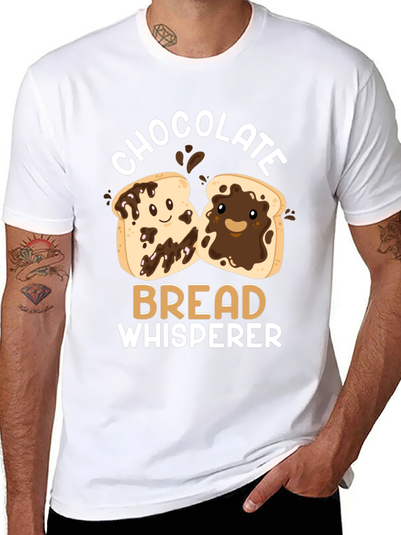 Chocolate Bread Whisperer Graphic T-Shirt