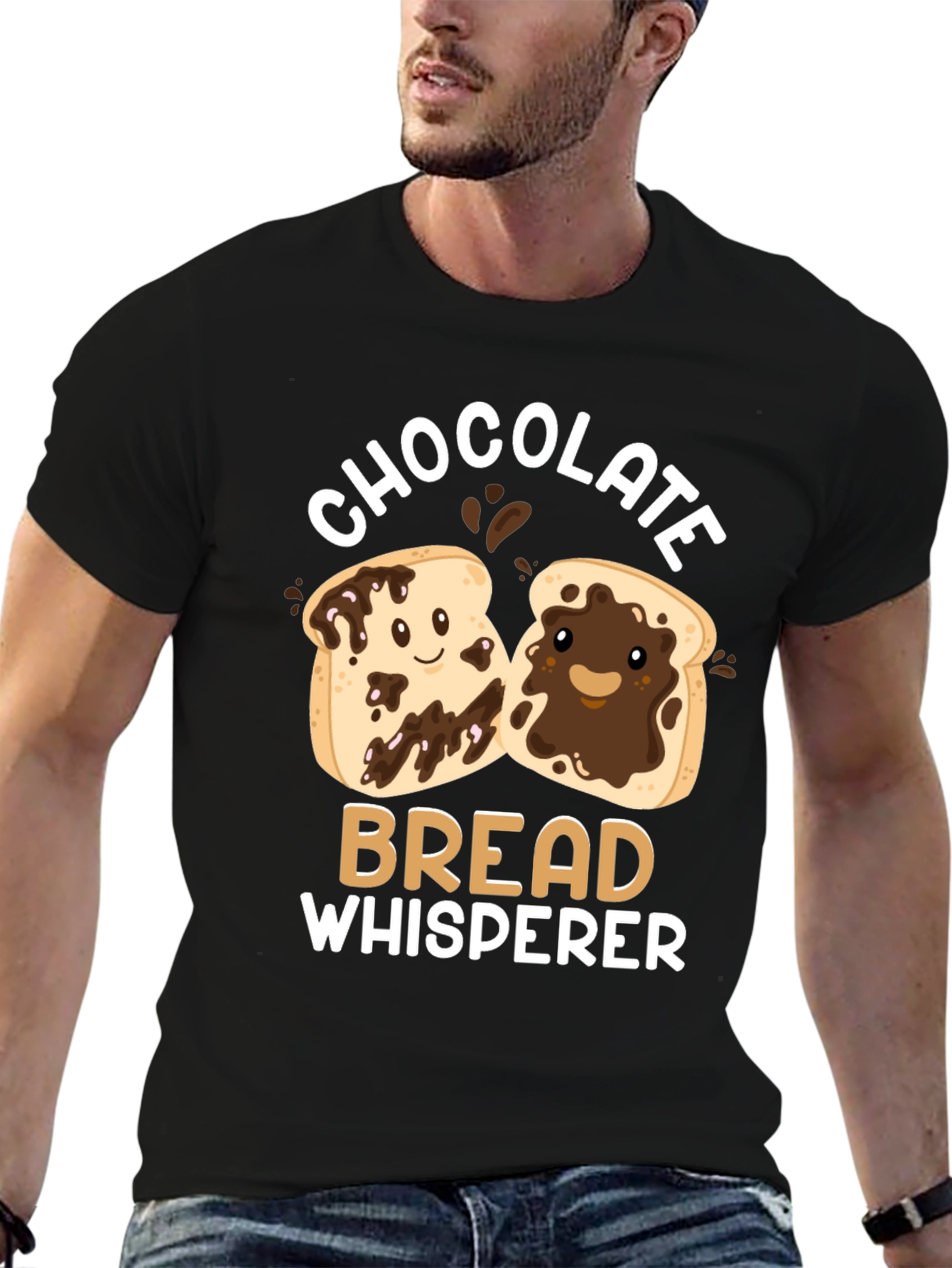 Chocolate Bread Whisperer Graphic T-Shirt