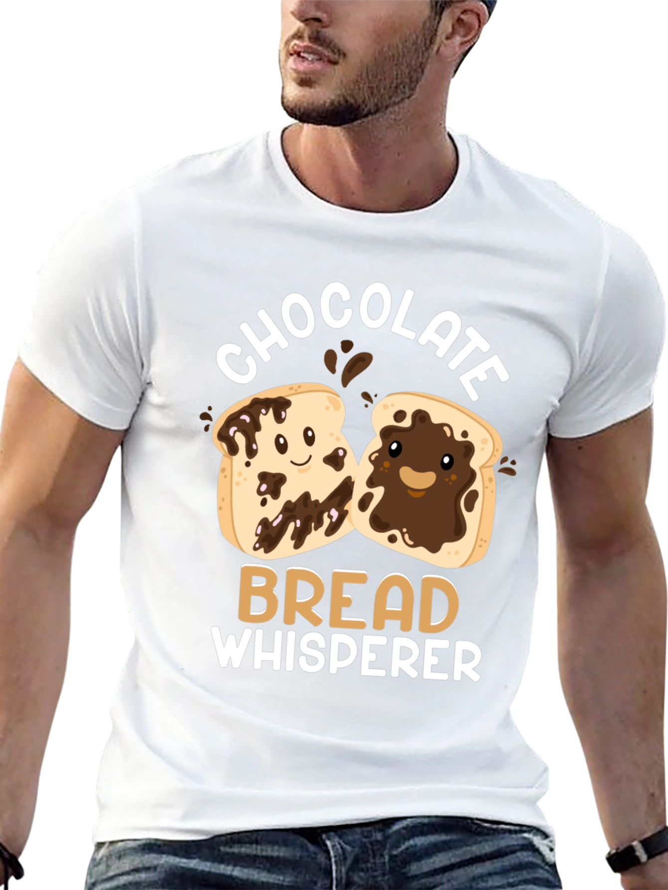 Chocolate Bread Whisperer Graphic T-Shirt