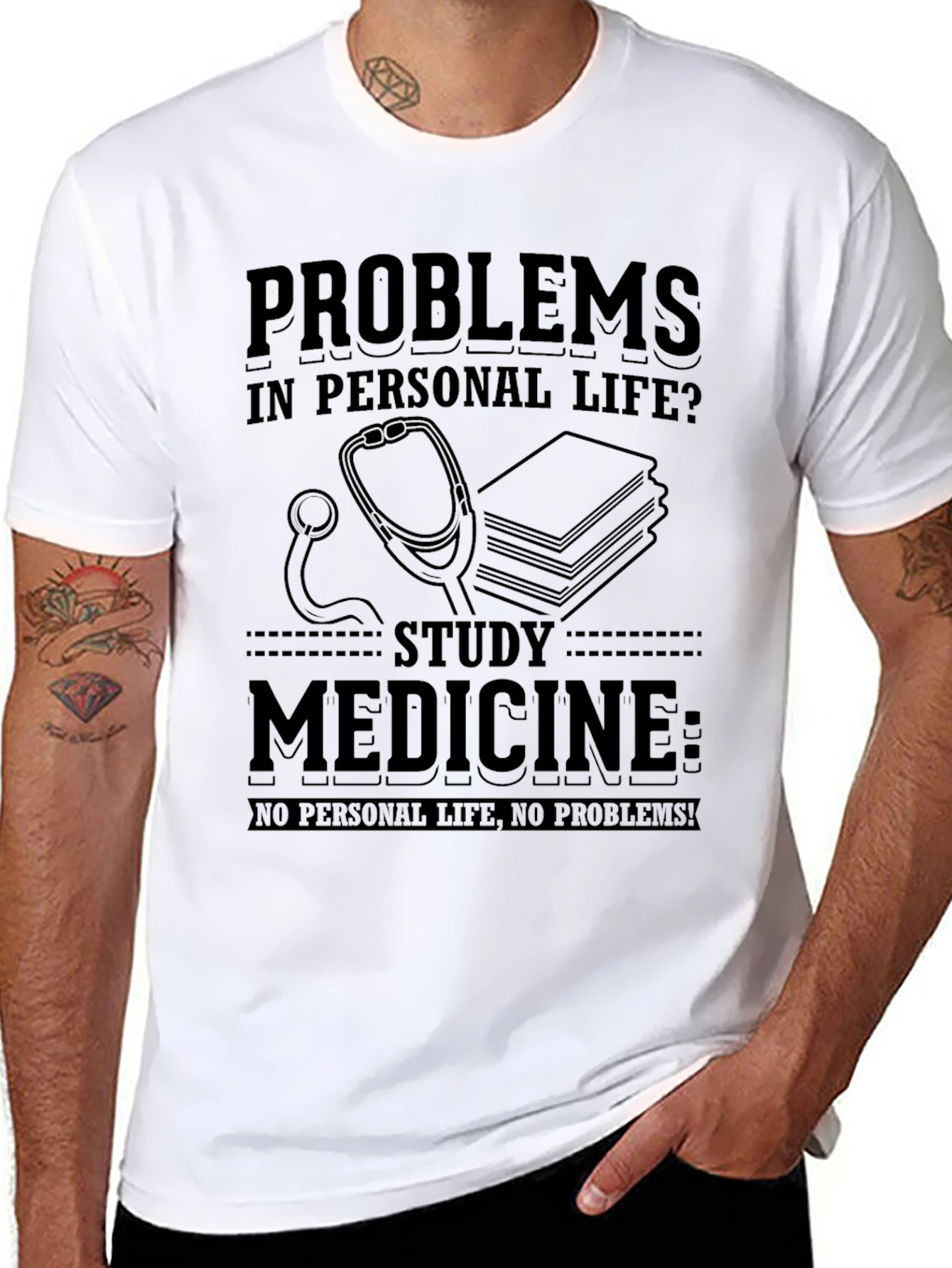 Study Medicine T-Shirt: No Personal Life No Problems!
