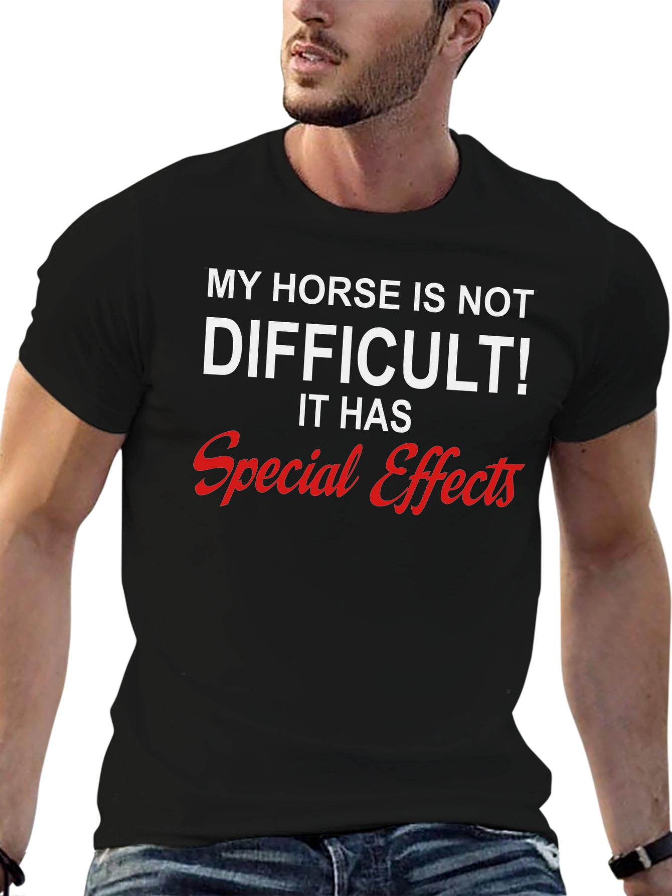 Funny Horse Lover T-Shirt: Special Effects