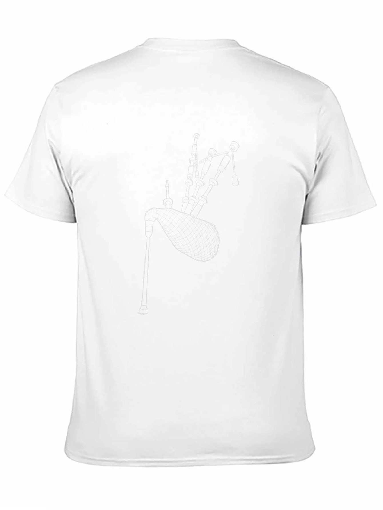 Bagpipe Graphic Tee - Classic Black T-Shirt
