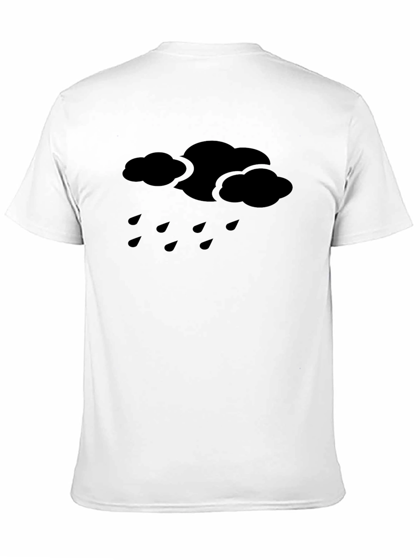 Rain Cloud Graphic Tee - Black