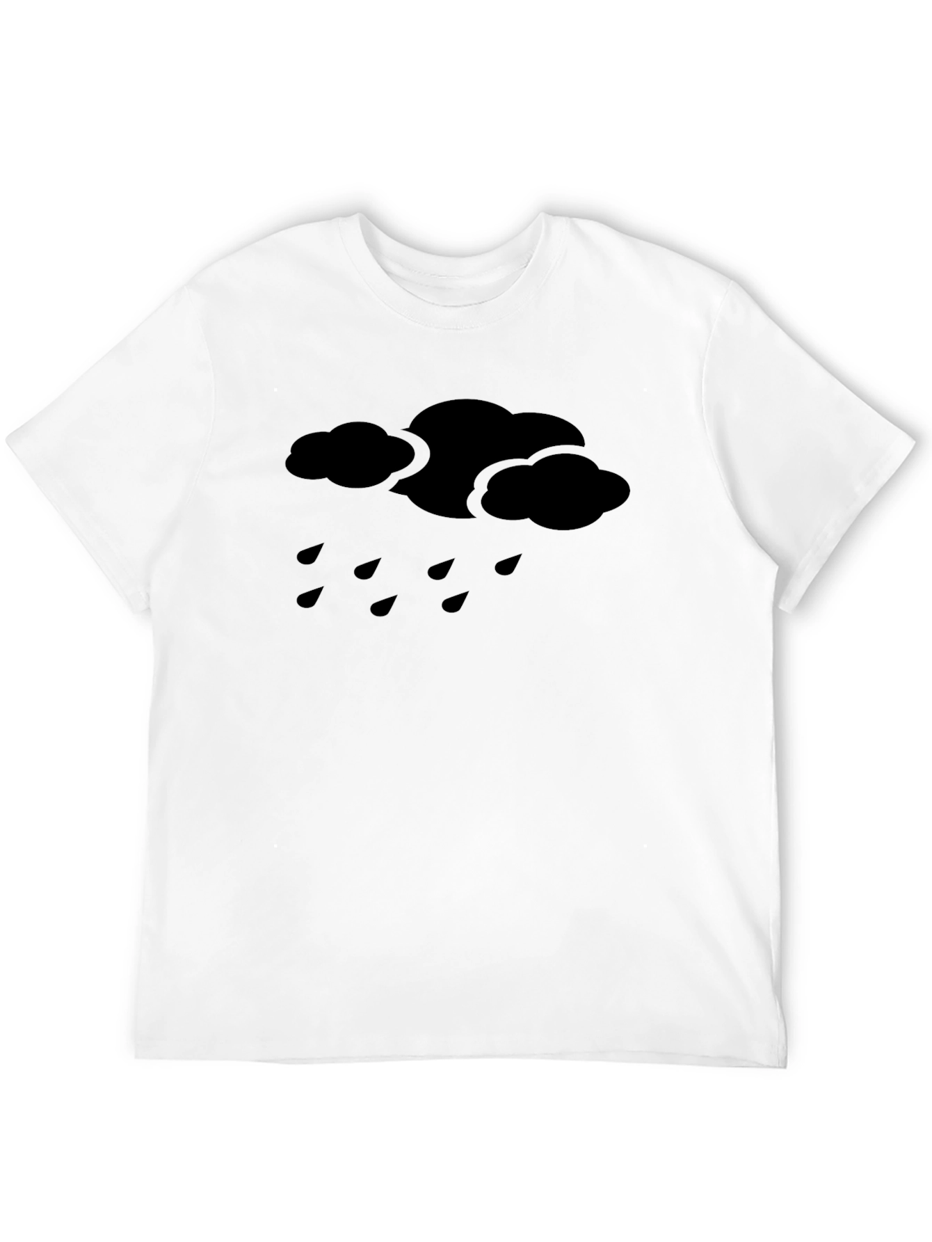 Rain Cloud Graphic Tee - Black