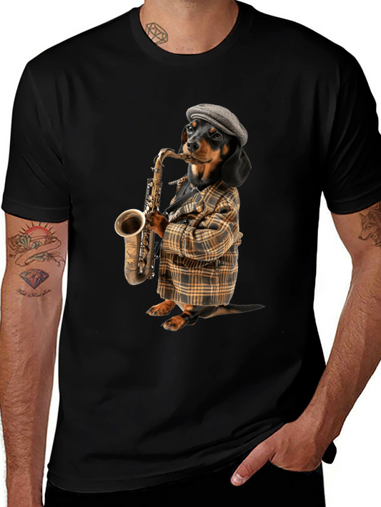 Dachshund Saxophone T-Shirt