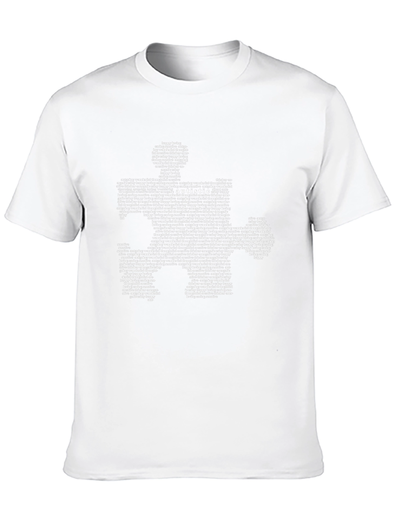 Autism Awareness Puzzle T-Shirt - Black