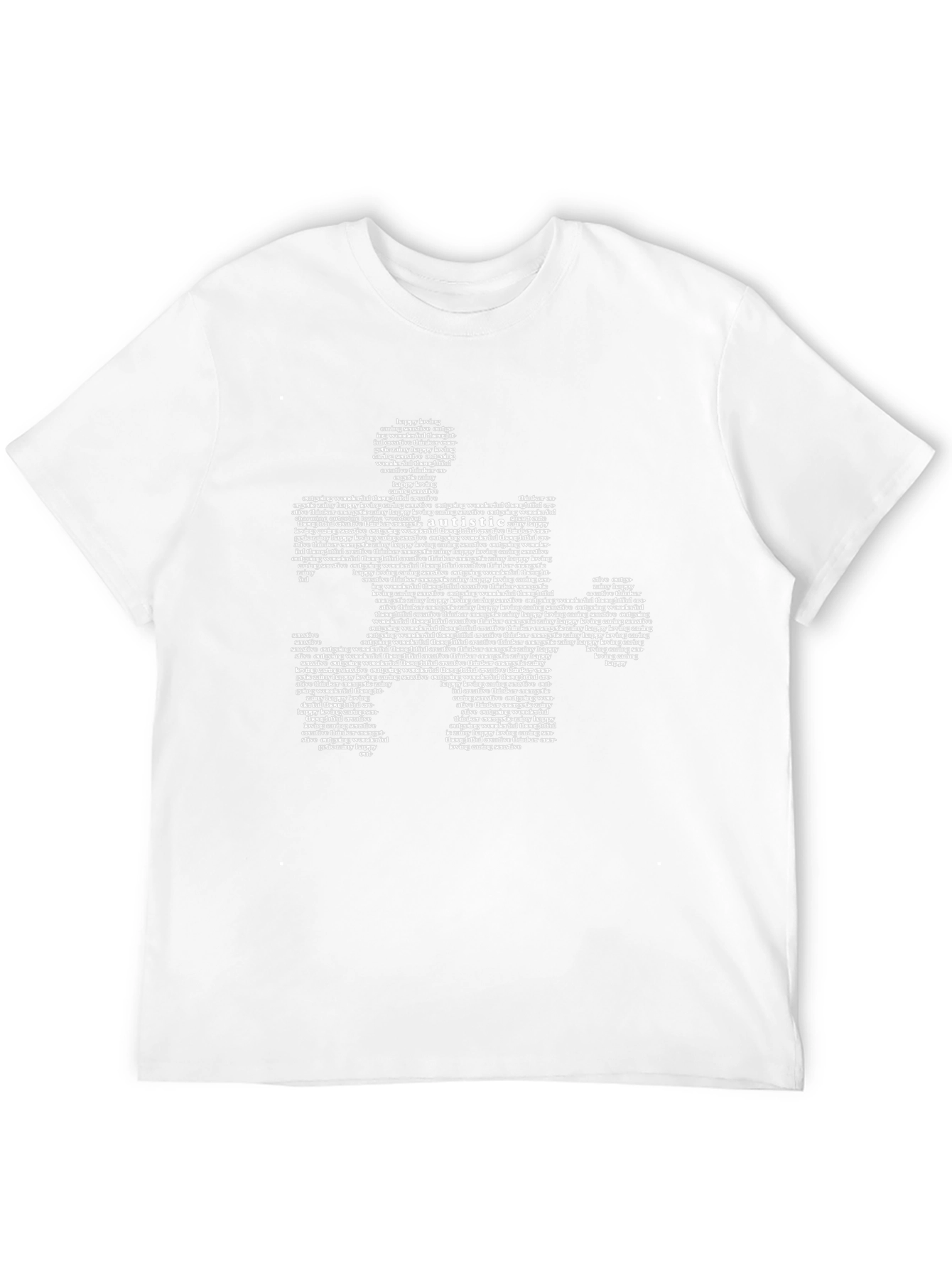 Autism Awareness Puzzle T-Shirt - Black
