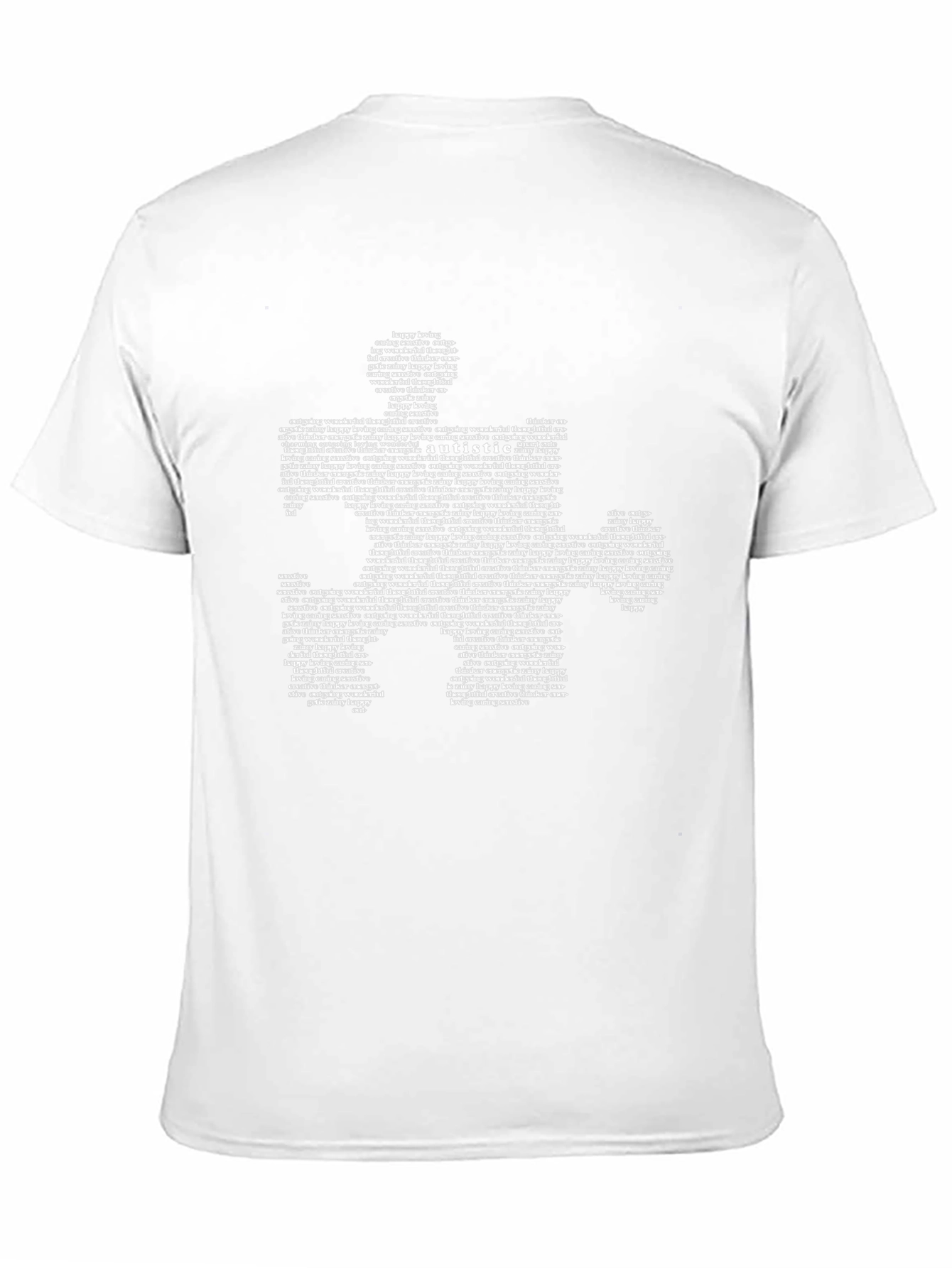 Autism Awareness Puzzle T-Shirt - Black