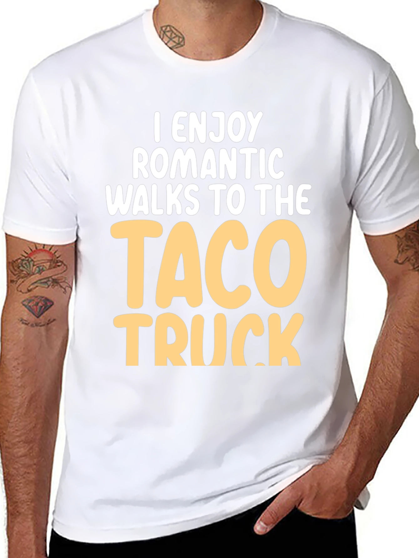 Taco Truck Romantic Walk T-Shirt