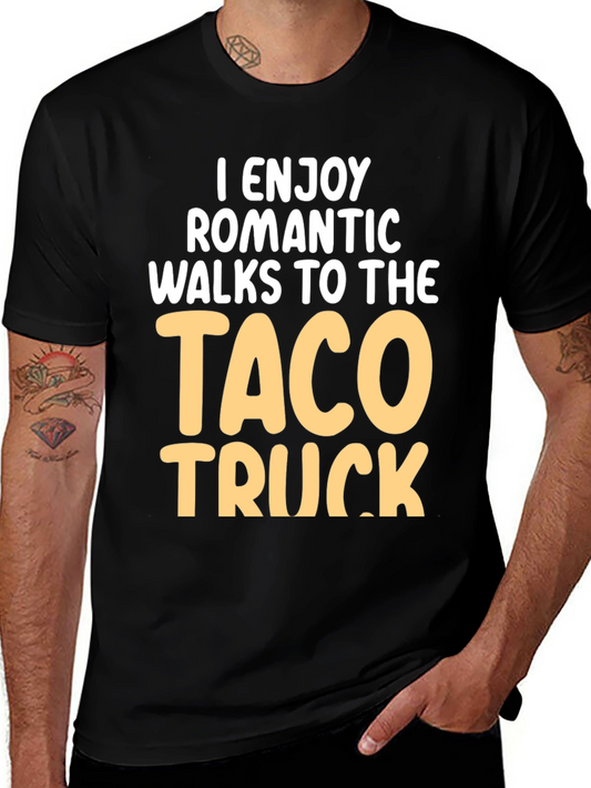 Taco Truck Romantic Walk T-Shirt