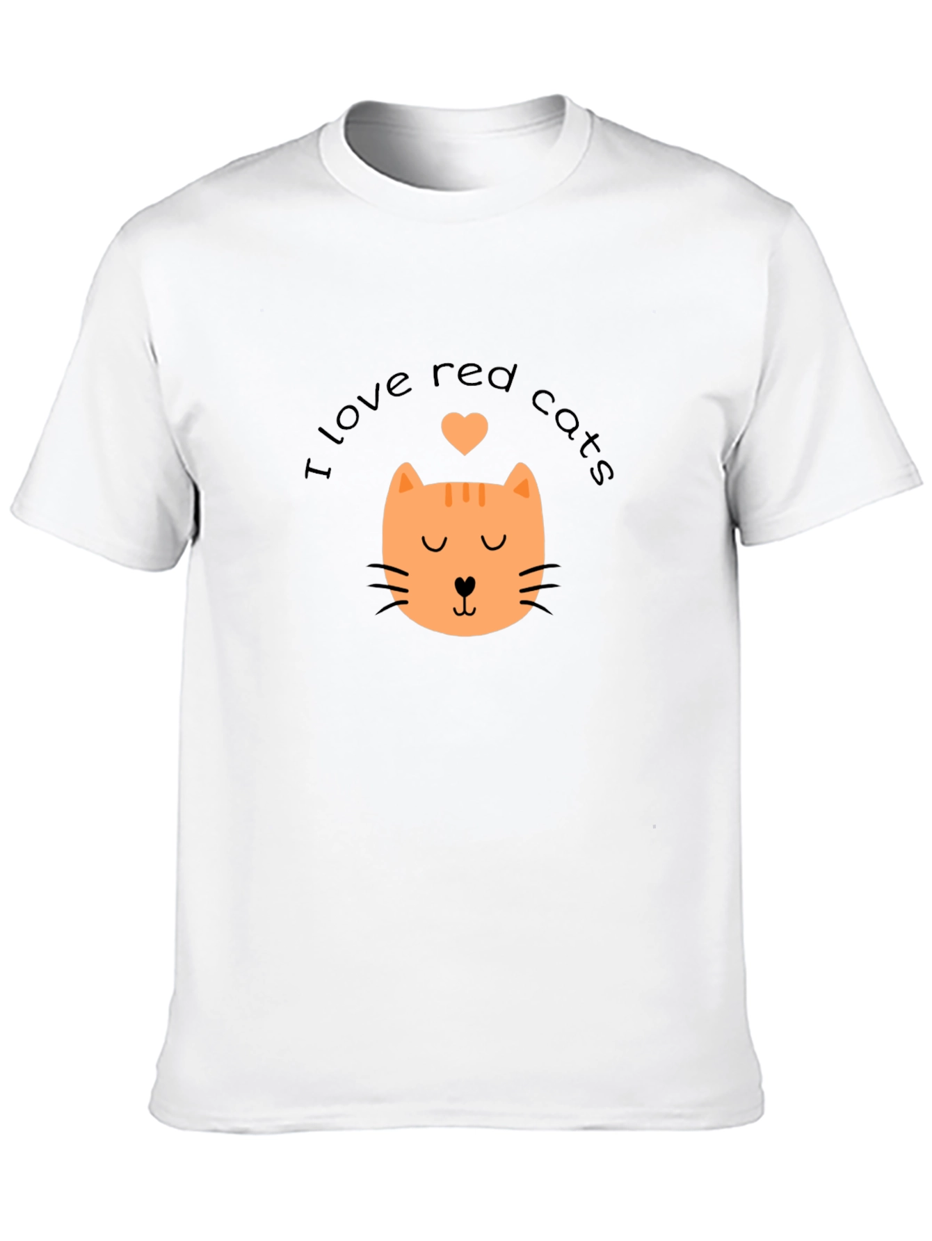 I Love Red Cats T-Shirt