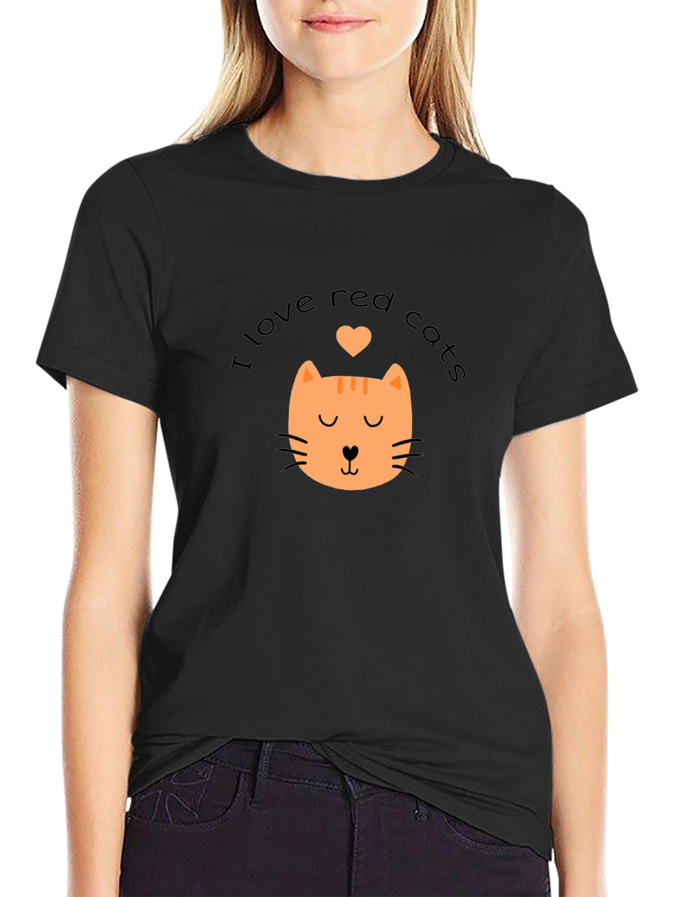 I Love Red Cats T-Shirt