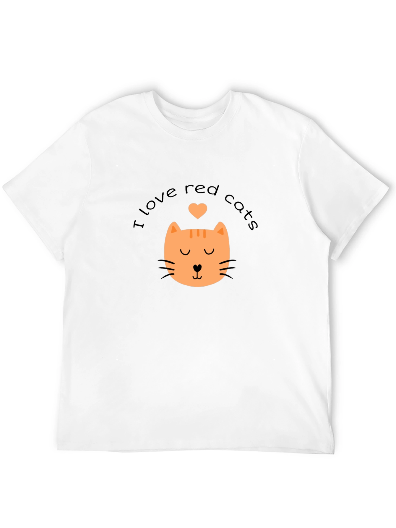 I Love Red Cats T-Shirt