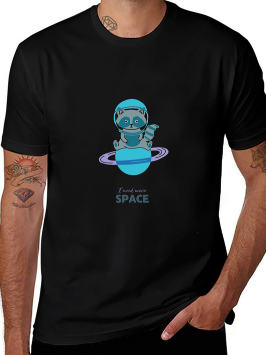 Cosmic Raccoon T-Shirt - I Need More Space