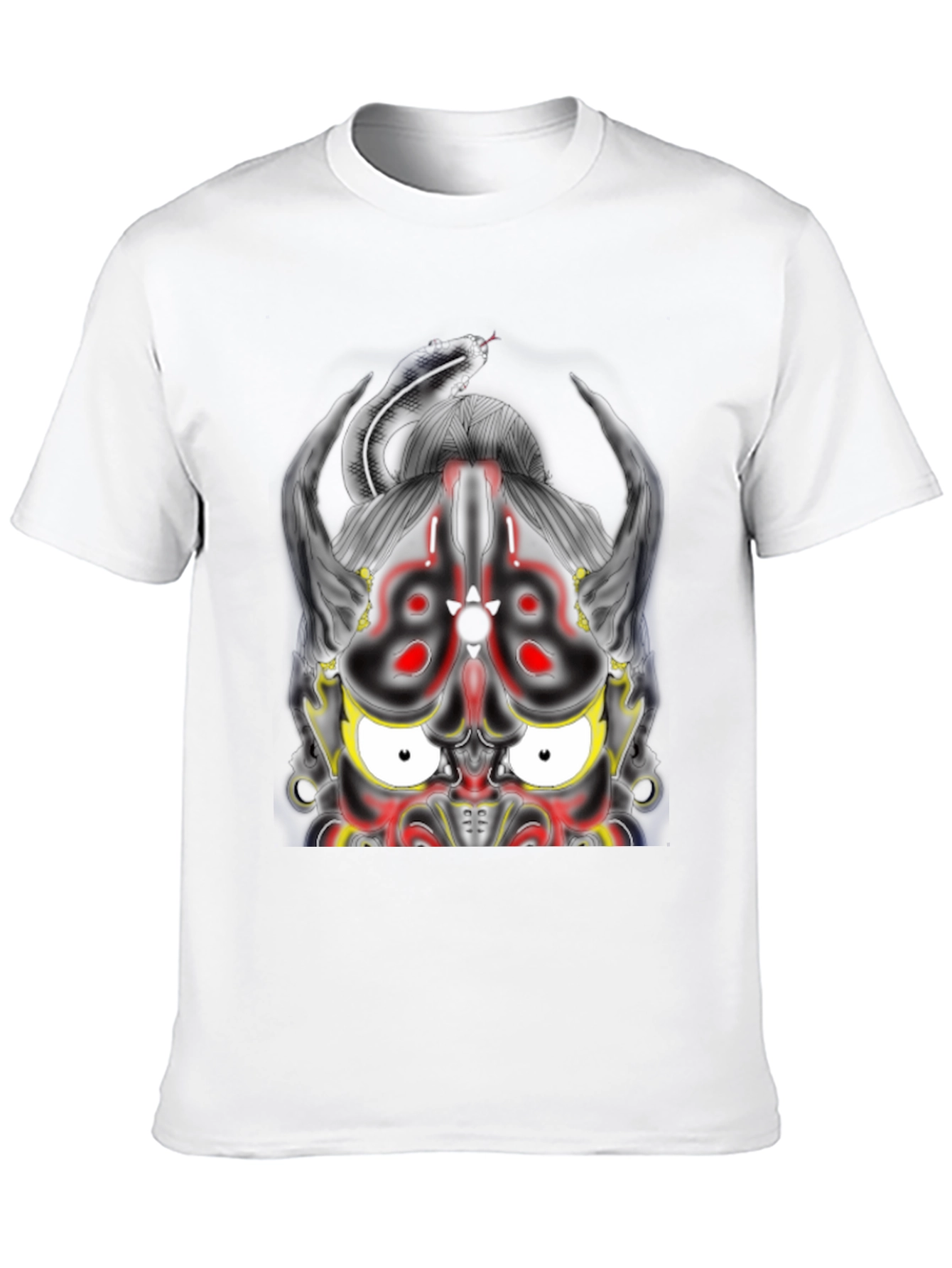 Dark Oni Mask Graphic T-Shirt