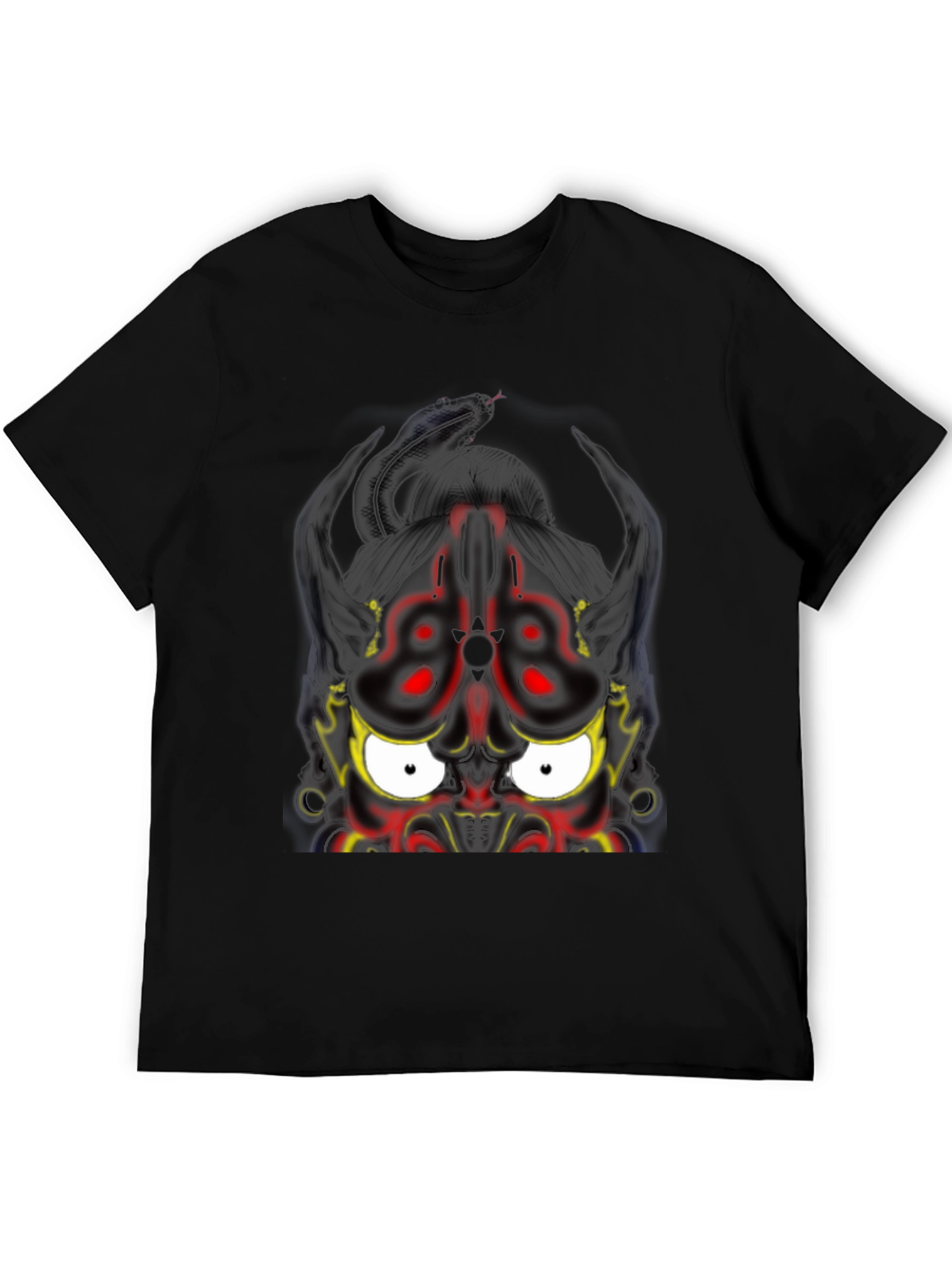 Dark Oni Mask Graphic T-Shirt
