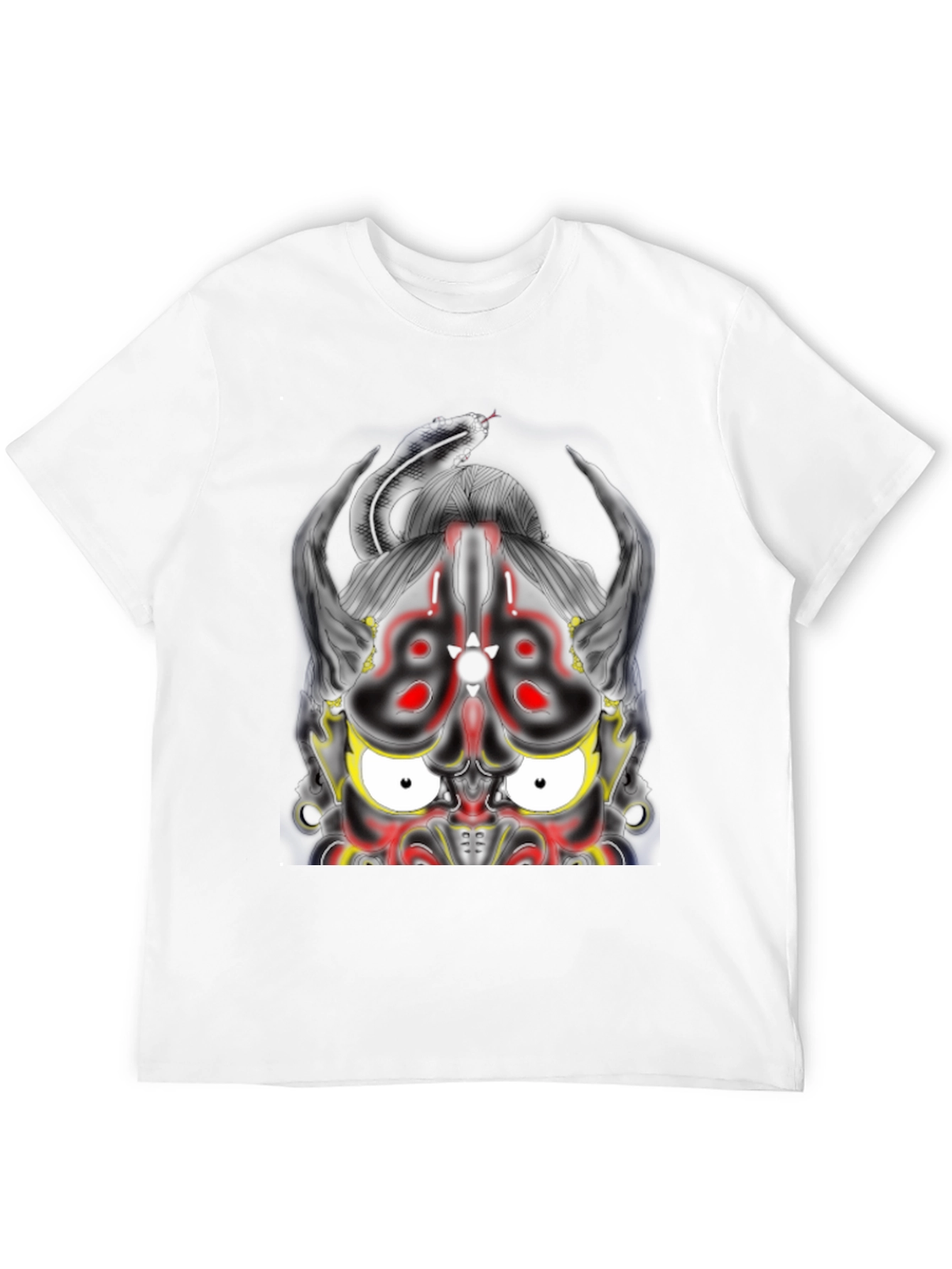 Dark Oni Mask Graphic T-Shirt
