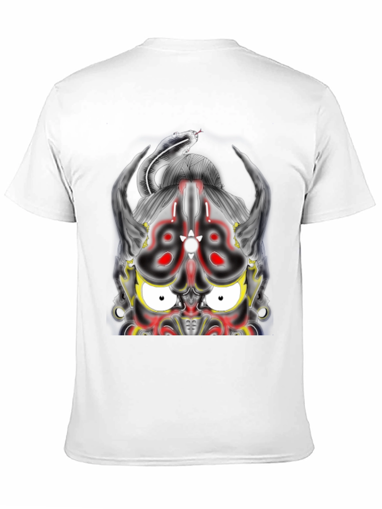 Dark Oni Mask Graphic T-Shirt