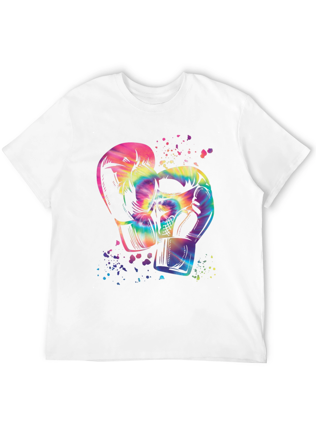 Tie-Dye Boxing Gloves Graphic Tee