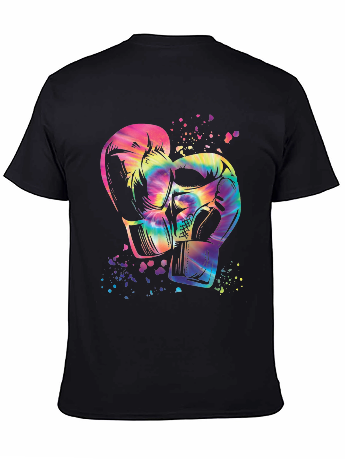 Tie-Dye Boxing Gloves Graphic Tee