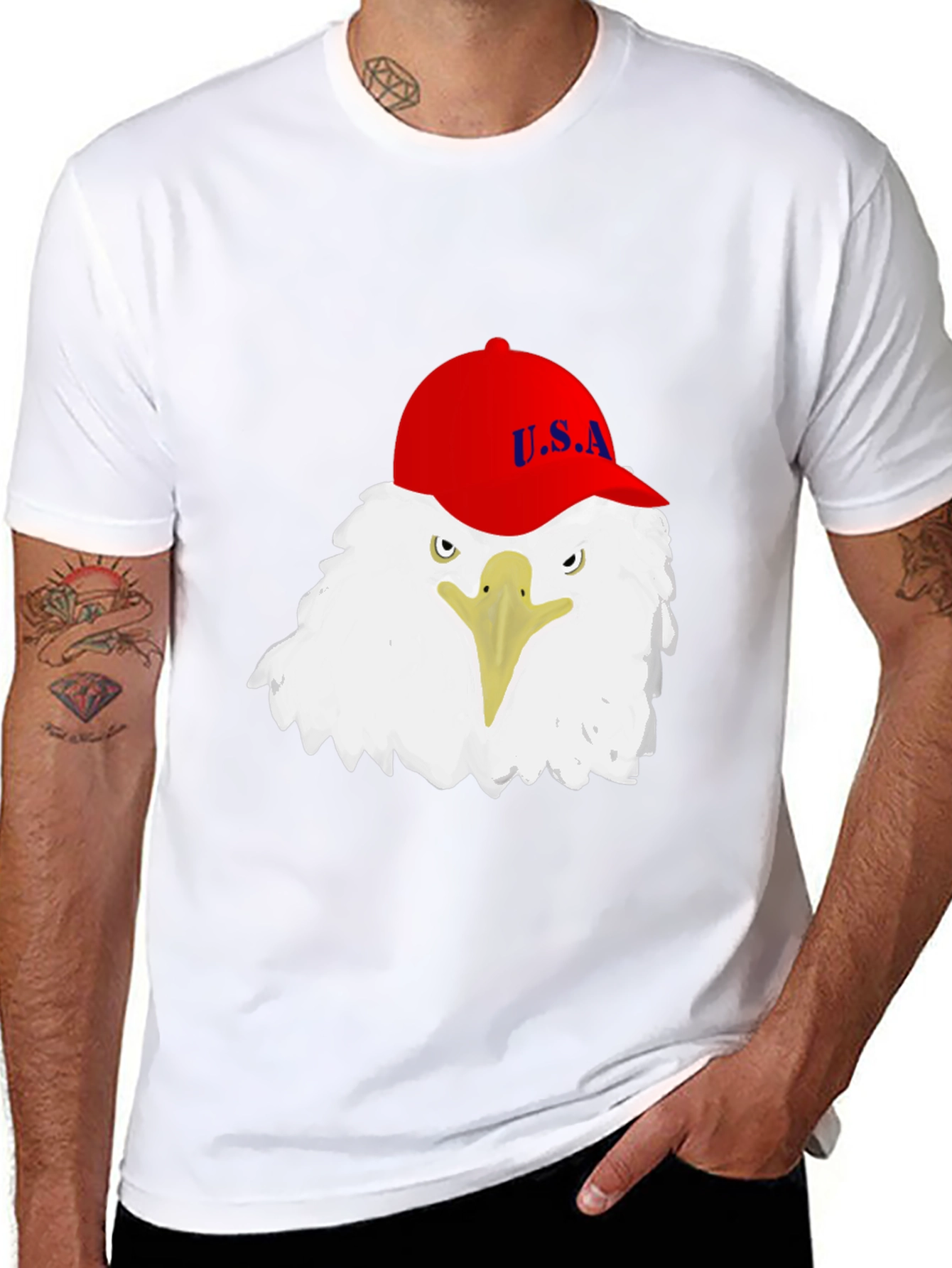 Eagle USA T-Shirt - Patriotic Graphic Tee