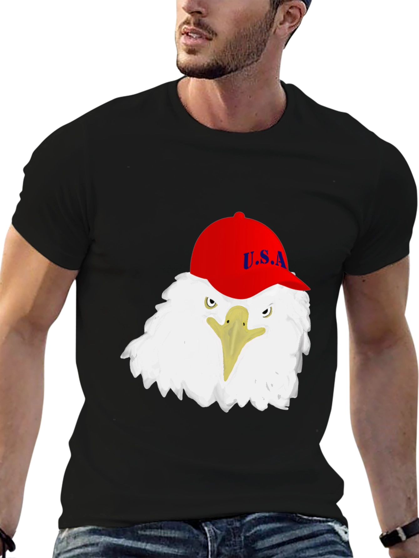 Eagle USA T-Shirt - Patriotic Graphic Tee