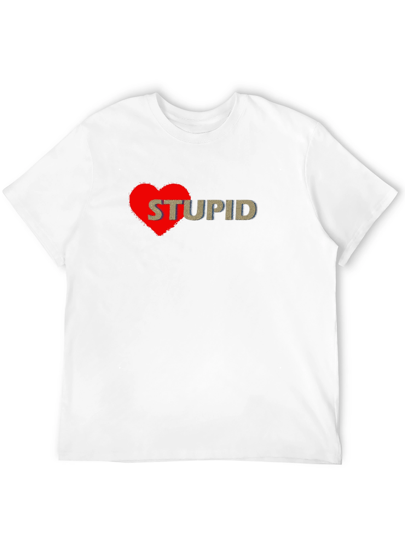 I Heart Stupid Graphic Tee - Casual Style