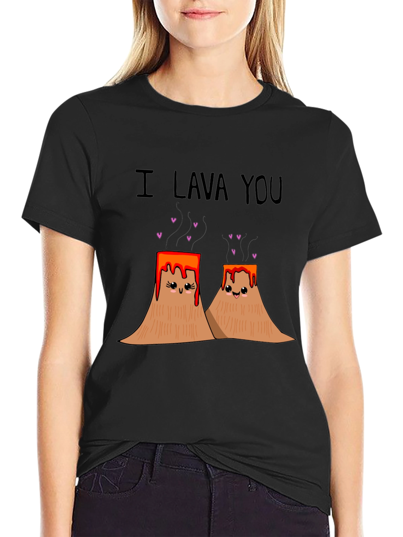 I Lava You T-Shirt Funny Volcano Love Tee