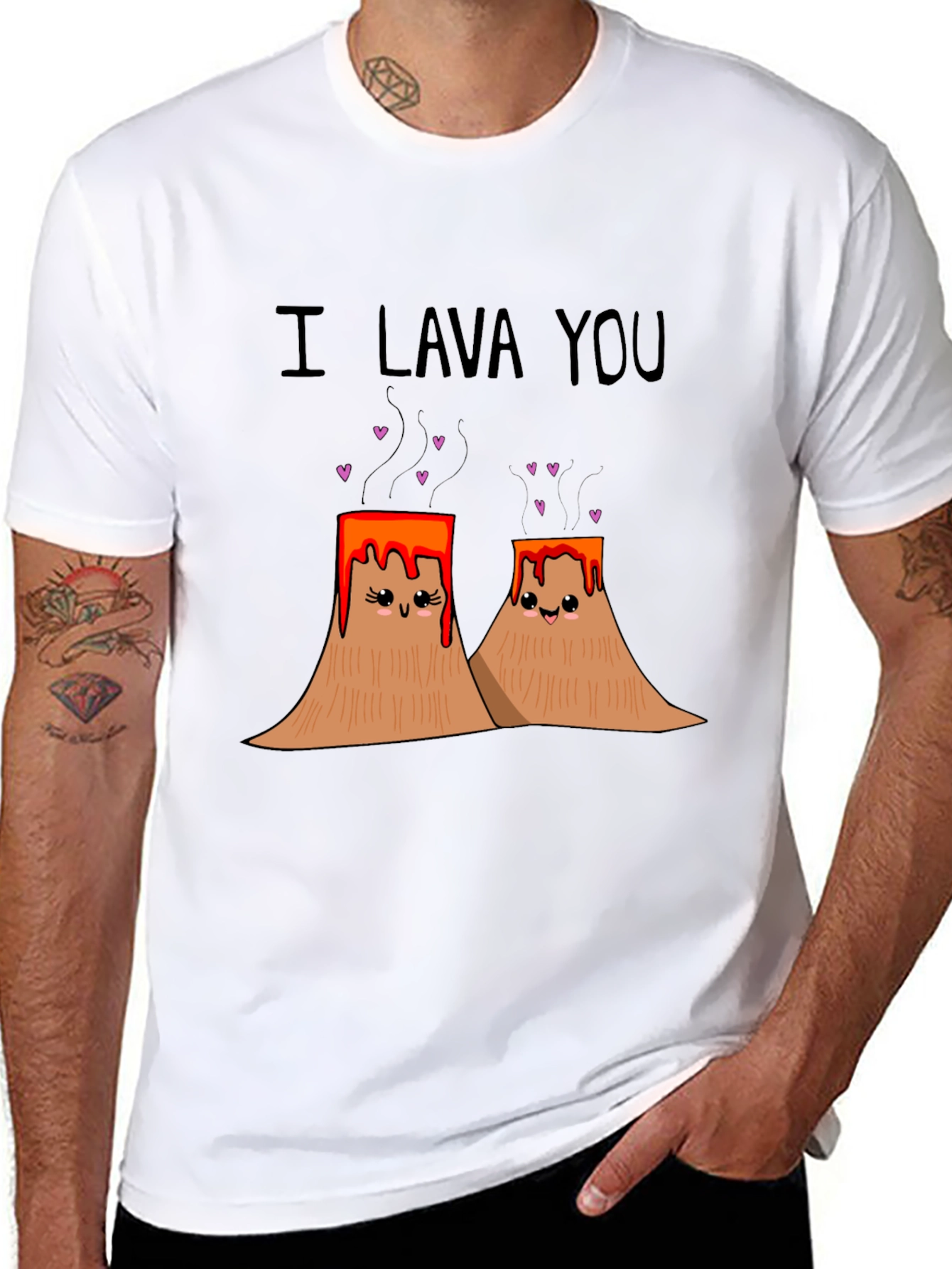 I Lava You T-Shirt Funny Volcano Love Tee