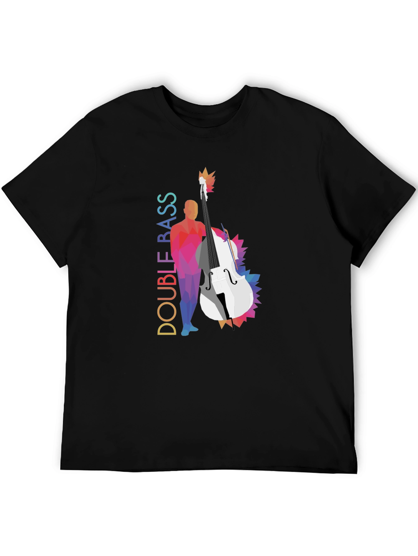 Double Bass Graphic Tee - Music Lover T-Shirt