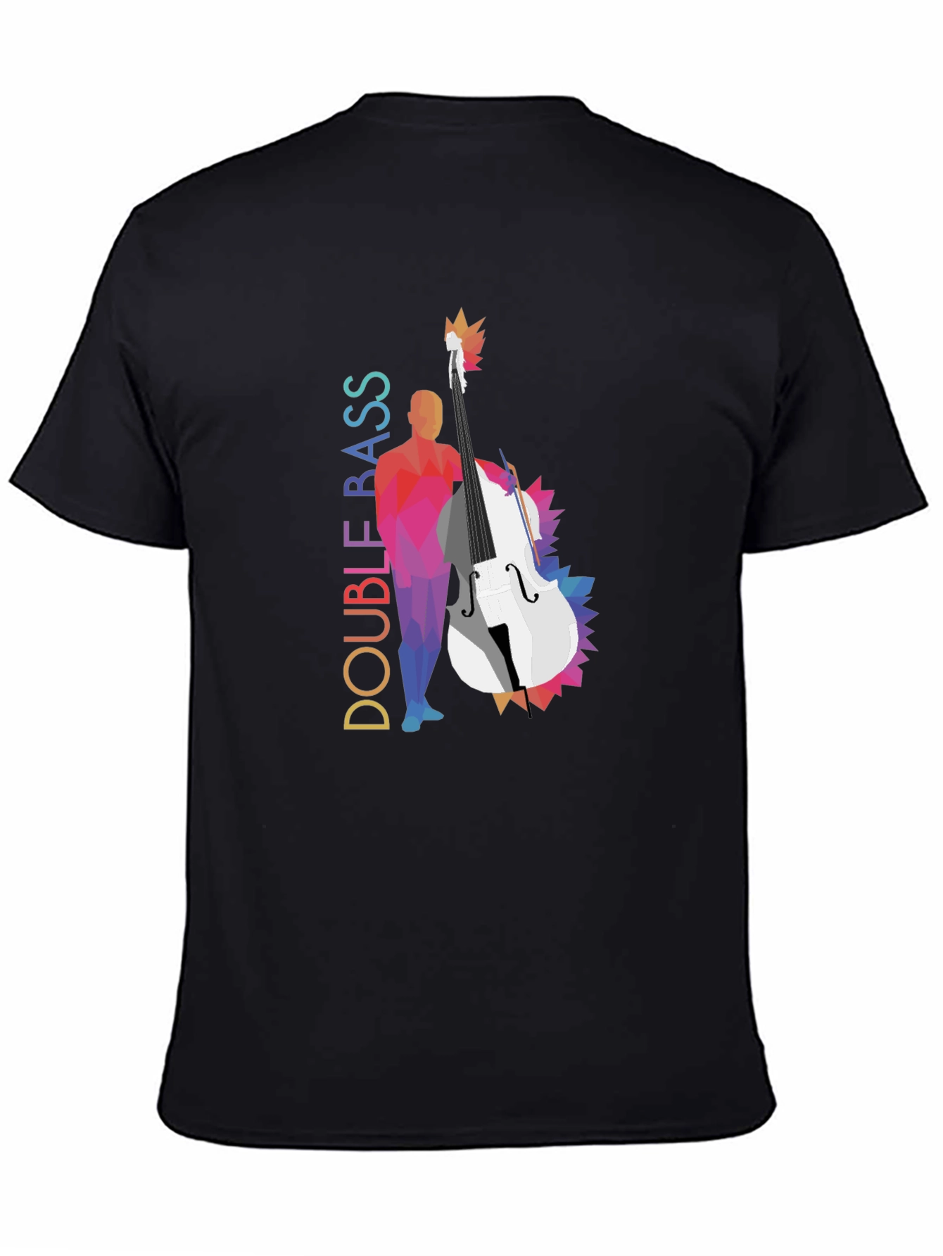 Double Bass Graphic Tee - Music Lover T-Shirt